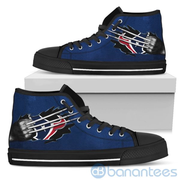 Scratches Claws Houston Texans High Top Shoes Product Photo