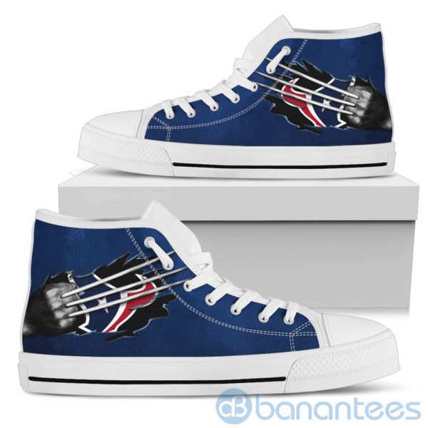 Scratches Claws Houston Texans High Top Shoes Product Photo