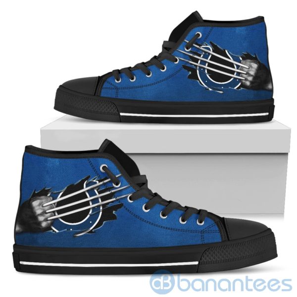 Scratches Claws Indianapolis Colts High Top Shoes Product Photo