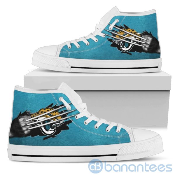 Scratches Claws Jacksonville Jaguars High Top Shoes Product Photo