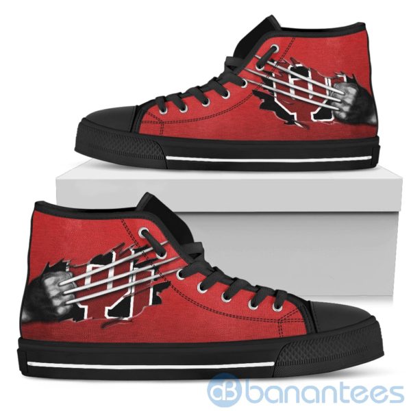 Scratches Claws Oklahoma Sooners High Top Shoes Product Photo