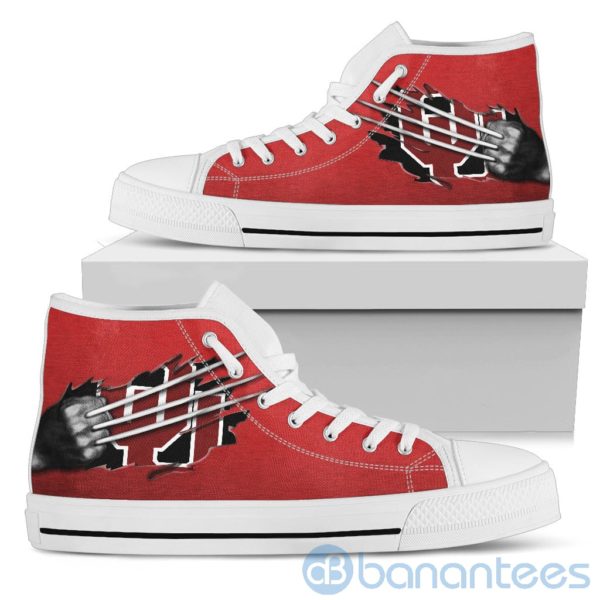 Scratches Claws Oklahoma Sooners High Top Shoes Product Photo