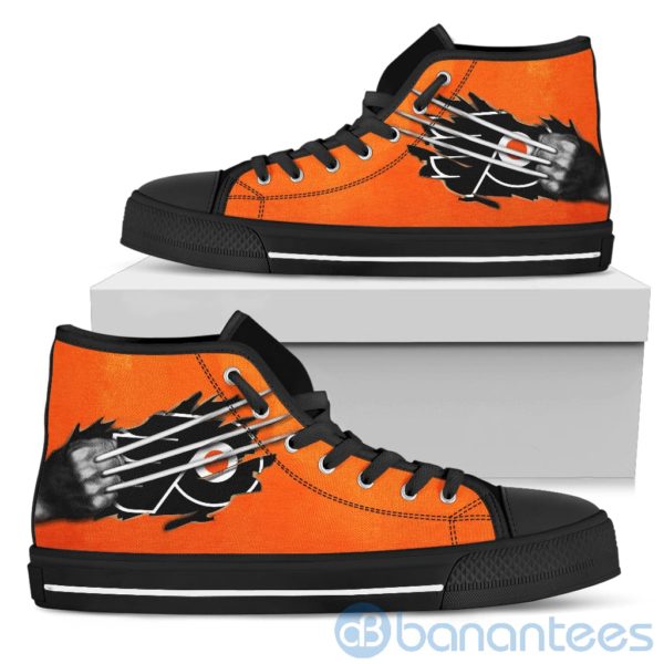 Scratches Claws Philadelphia Flyers High Top Shoes Product Photo