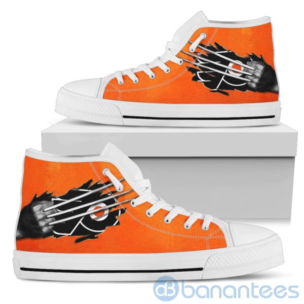 Scratches Claws Philadelphia Flyers High Top Shoes Product Photo