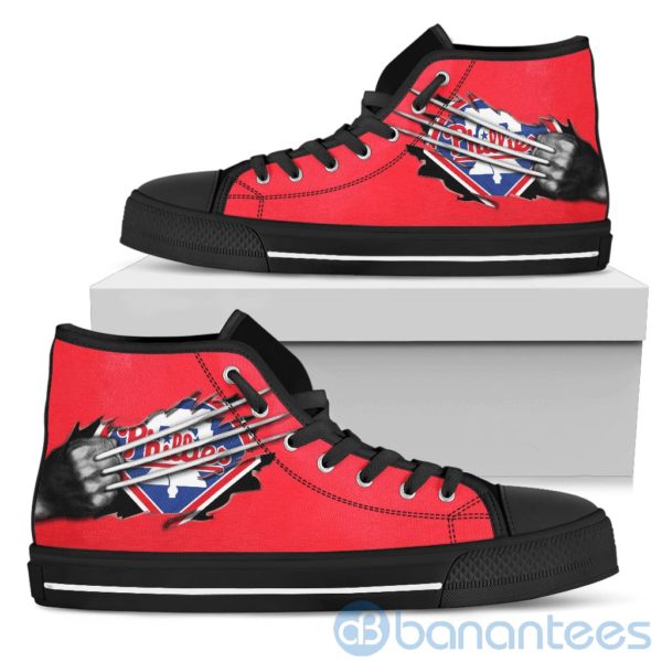 Scratches Claws Philadelphia Phillies High Top Shoes Product Photo