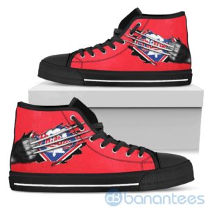 Scratches Claws Philadelphia Phillies High Top Shoes Product Photo