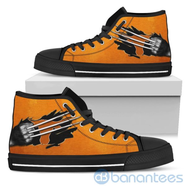 Scratches Claws Texas Longhorns High Top Shoes Product Photo