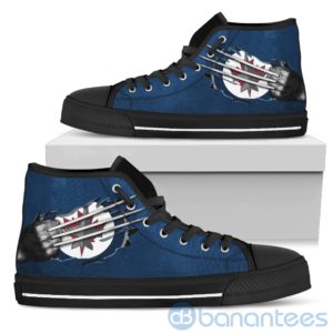Scratches Claws Winnipeg Jets High Top Shoes Product Photo