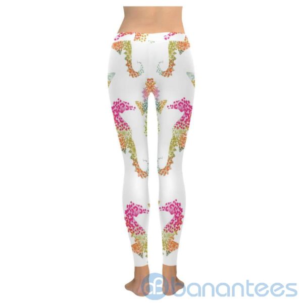 Seahorse White Leggings for Women Product Photo