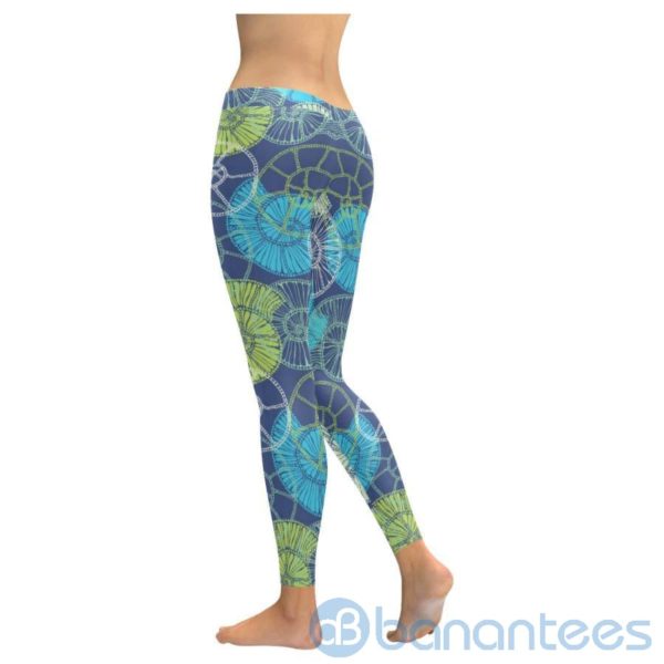 Seashells Pattern Leggings For Women Product Photo