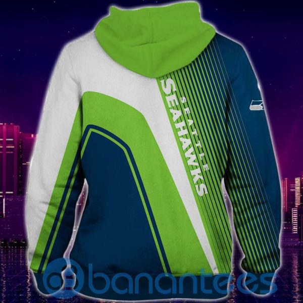Seattle Seahawks All Over Printed 3D Hoodie Zip Hoodie Product Photo