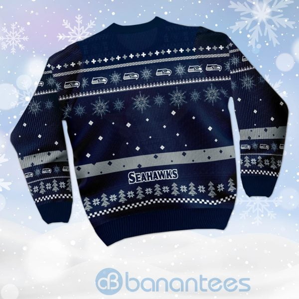 Seattle Seahawks Mickey Mouse Funny Ugly Christmas 3D Sweater Product Photo