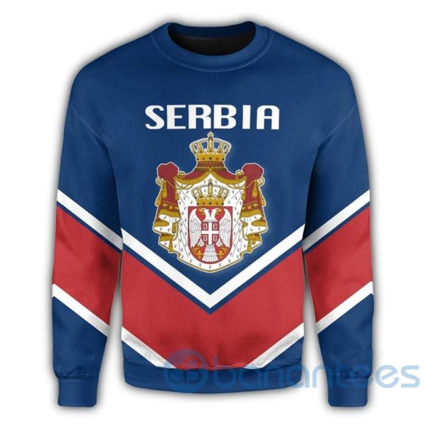 Serbia Coat Of Arms All Over Printed 3D Sweatshirt Product Photo