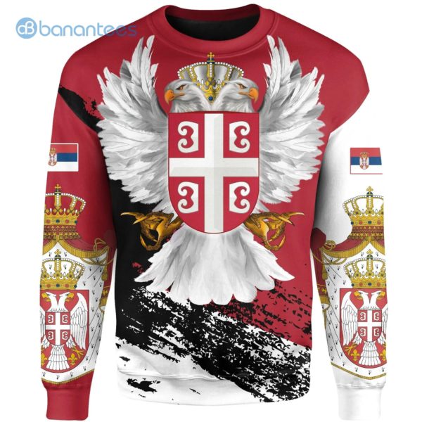 Serbian White Eagle Serbia All Over Printed 3D Sweatshirt Product Photo