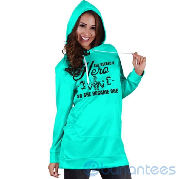 She Needs A Hero Hoodie Dress For Women Product Photo