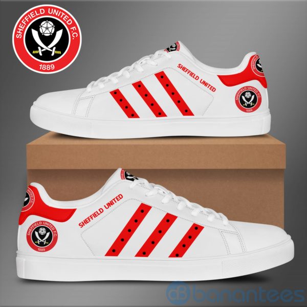 Sheffield United Fc White Low Top Skate Shoes Product Photo