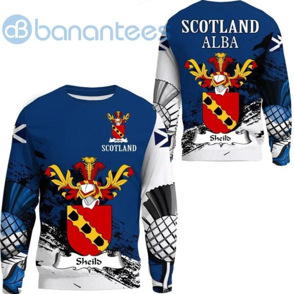 Sheild Scottish Family Crest Scotland Special All Over Printed 3D Sweatshirt Product Photo