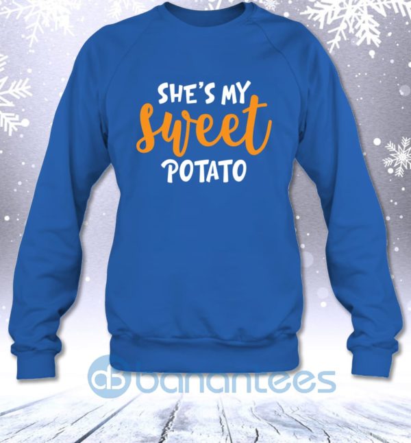 She'S My Sweet Potato Funny Matching Mom Daughter Sweatshirt Product Photo