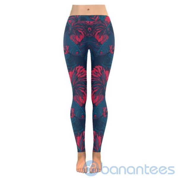 Siamese Fighting Fish Leggings For Women Product Photo