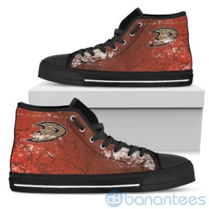 Simple Style For Fan Of Logo Anaheim Ducks High Top Shoes Product Photo