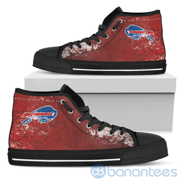 Simple Style For Fan Of Logo Buffalo Bills High Top Shoes Product Photo