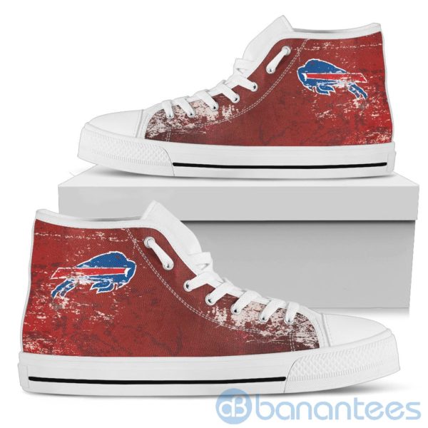Simple Style For Fan Of Logo Buffalo Bills High Top Shoes Product Photo