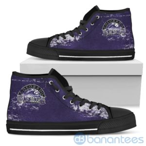 Simple Style For Fan Of Logo Colorado Rockies High Top Shoes Product Photo