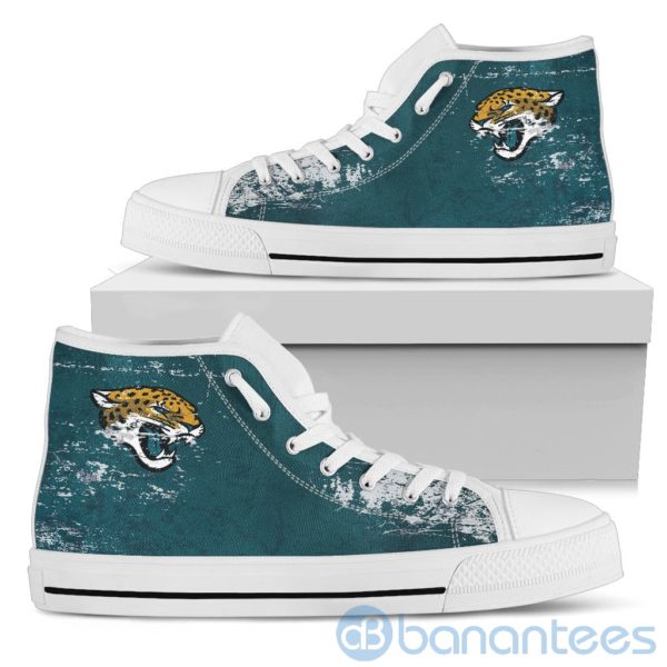 Simple Style For Fan Of Logo Jacksonville Jaguars High Top Shoes Product Photo