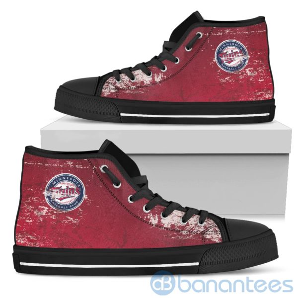 Simple Style For Fan Of Logo Minnesota Twins High Top Shoes Product Photo