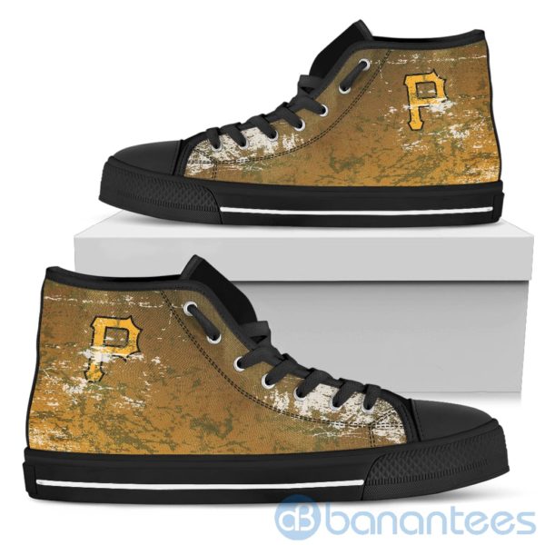 Simple Style For Fan Of Logo Pittsburgh Pirates High Top Shoes Product Photo