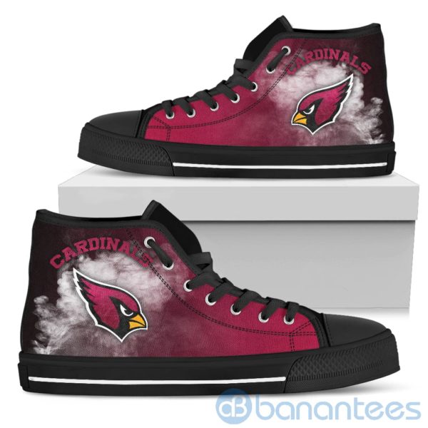 Simple Style White Smoke Arizona Cardinals High Top Shoes Product Photo