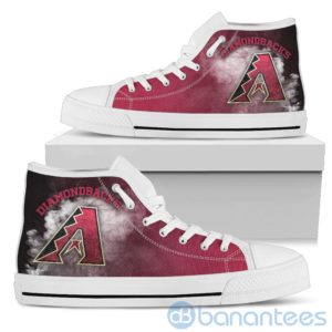 Simple Style White Smoke Arizona Diamondbacks High Top Shoes Product Photo