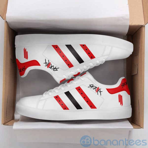 Skrillex White Low Top Skate Shoes Product Photo
