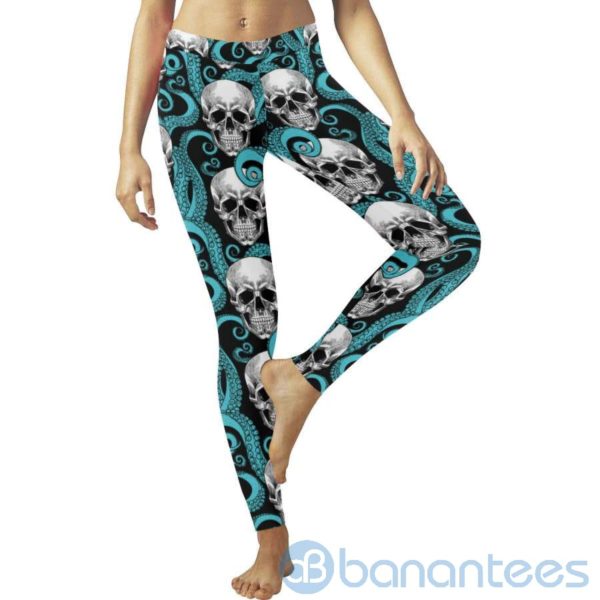 Skull Octopus Leggings For Women Product Photo