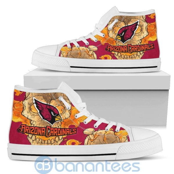Skull Style Arizona Cardinals High Top Shoes Product Photo