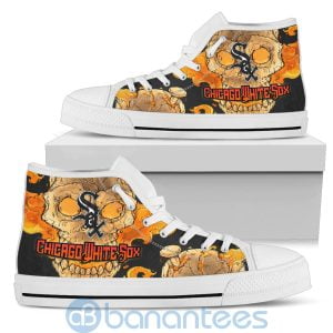 skull style chicago white sox high top shoes 4 J5VQG 300x300 image Skull Style Chicago White Sox High Top Shoes Product Photo
