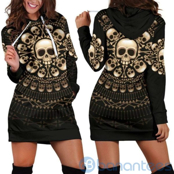 Skulls &Amp Bones Hoodie Dress For Women Product Photo