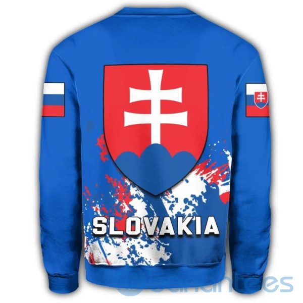 Slovakia Coat Of Arms Spaint Style All Over Printed 3D Sweatshirt Product Photo