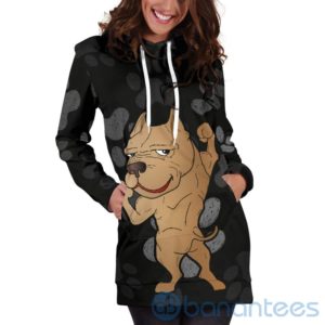 Sly Pit Dog Lover Hoodie Dress For Women Product Photo