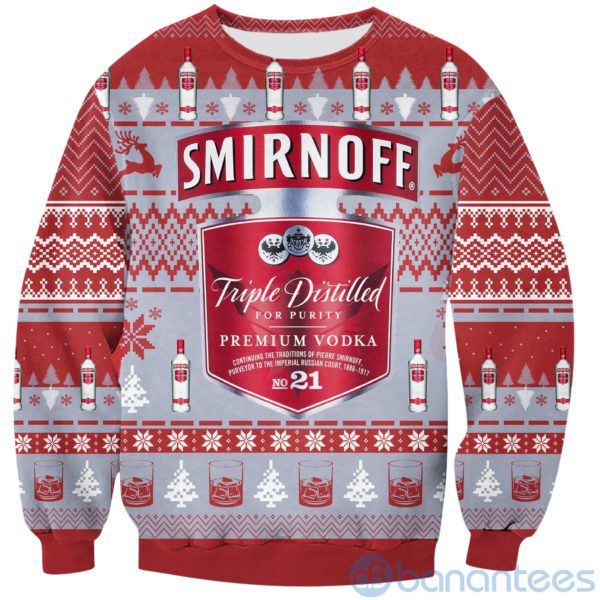 Smirnoff Ugly Christmas All Over Printed 3D Hoodie Sweatshirt Product Photo