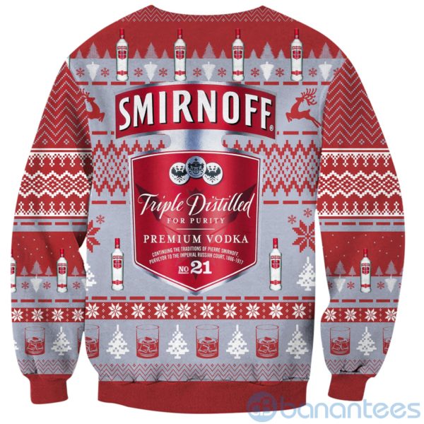 Smirnoff Ugly Christmas All Over Printed 3D Hoodie Sweatshirt Product Photo