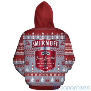 Smirnoff Ugly Christmas All Over Printed 3D Hoodie Sweatshirt Product Photo