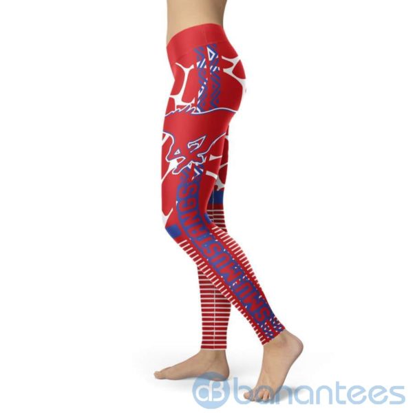 SMU Mustangs Fans Leggings For Women Product Photo