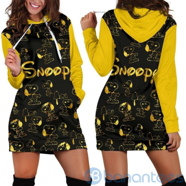 Snoopy Lover Hoodie Dress For Women Product Photo