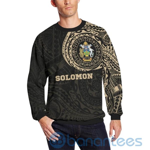 Solomon Islands In My Heart Tattoo Style All Over Printed 3D Sweatshirt Product Photo
