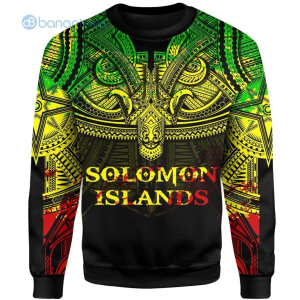Solomon Islands Polynesian All Over Printed 3D Sweatshirt Product Photo