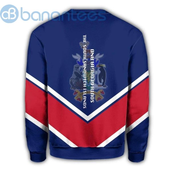 South Georgia And The South Sandwich Islands Coat Of Arms Full Printed Sweatshirt Product Photo
