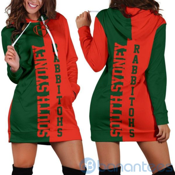 South Sydney Rugby Hoodie Dress For Women Product Photo