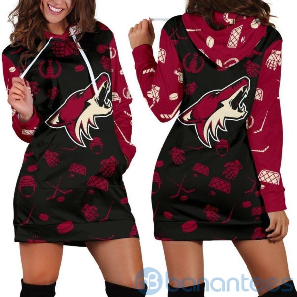 Sport Lover Arizona Coyotes Hoodie Dress For Women Product Photo