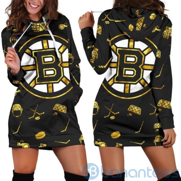 Sport Lover Boston Bruins Hoodie Dress For Women Product Photo